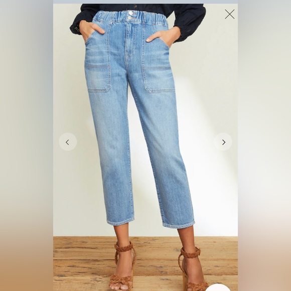 Veronica Beard ARYA CARGO JEAN | ELASTIC WAIST - Picture 1 of 6
